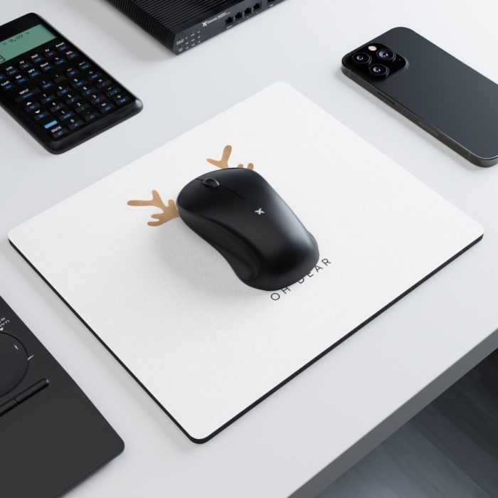 Oh Dear Christmas Rectangular Mouse Mat