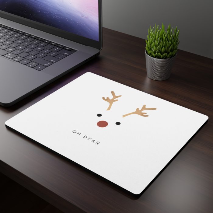 Oh Dear Christmas Rectangular Mouse Mat