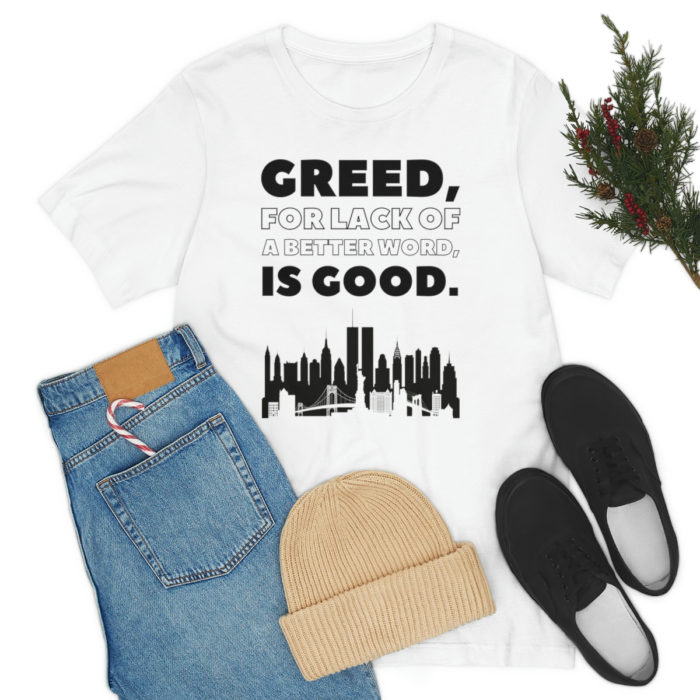 Greed is Good (Long Version) - Men's Short Sleeve T-Shirt