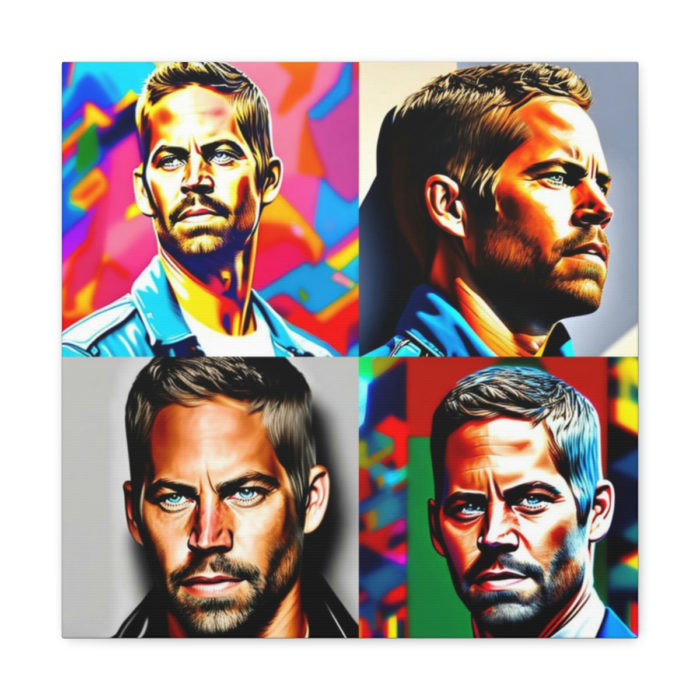 Paul Walker Tribute - Canvas Gallery Wrap