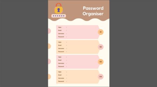 Password Organiser