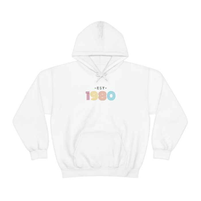 Unisex Established in 1980 Retro Hoodie