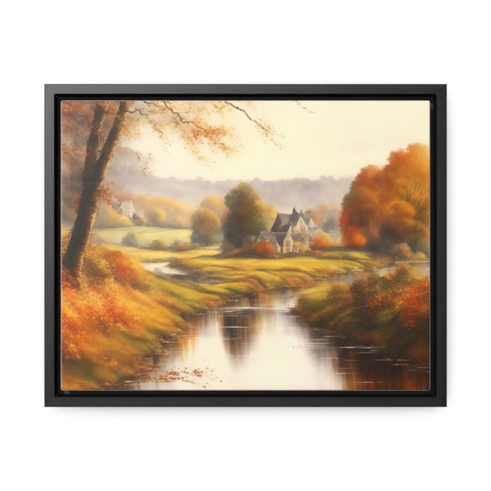AI Canvas Art - English countryside during autumn