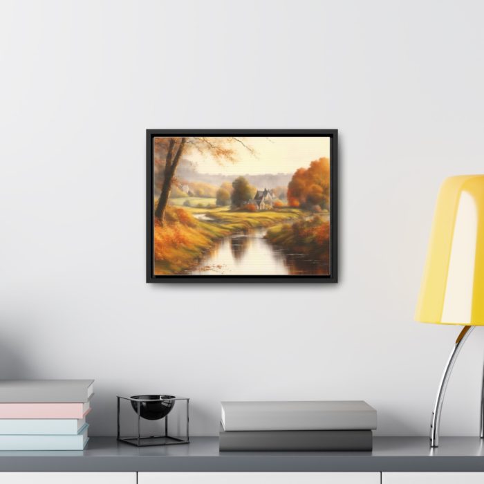 AI Canvas Art - English countryside during autumn