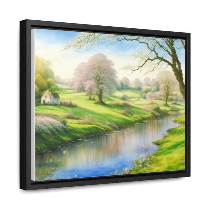 AI Canvas Art – English countryside during spring