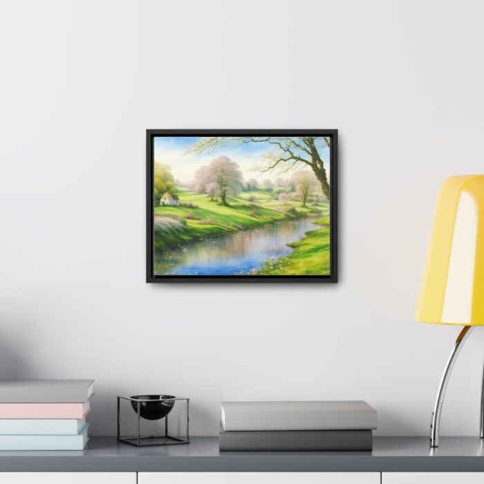 AI Canvas Art – English countryside during spring