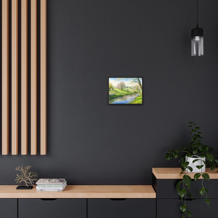 AI Canvas Art – English countryside during spring