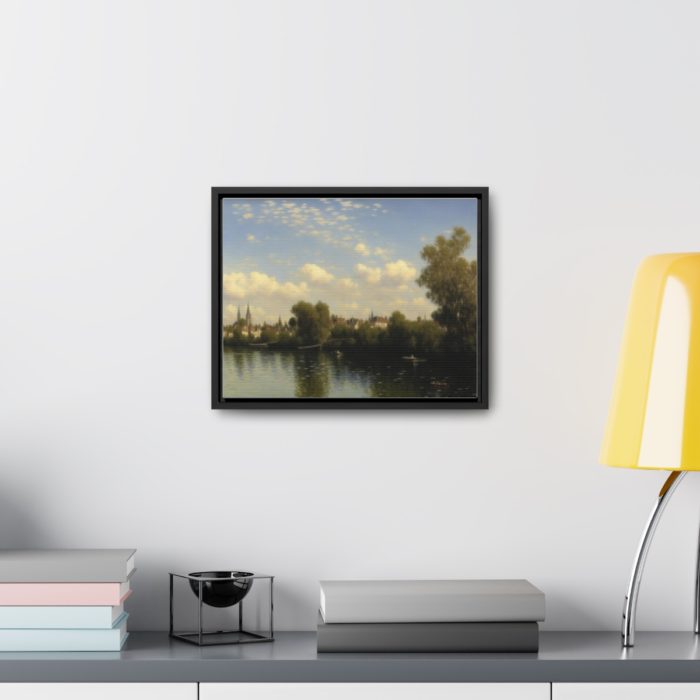 AI Canvas Art inspired by Monet's, The Seine at Argenteuil