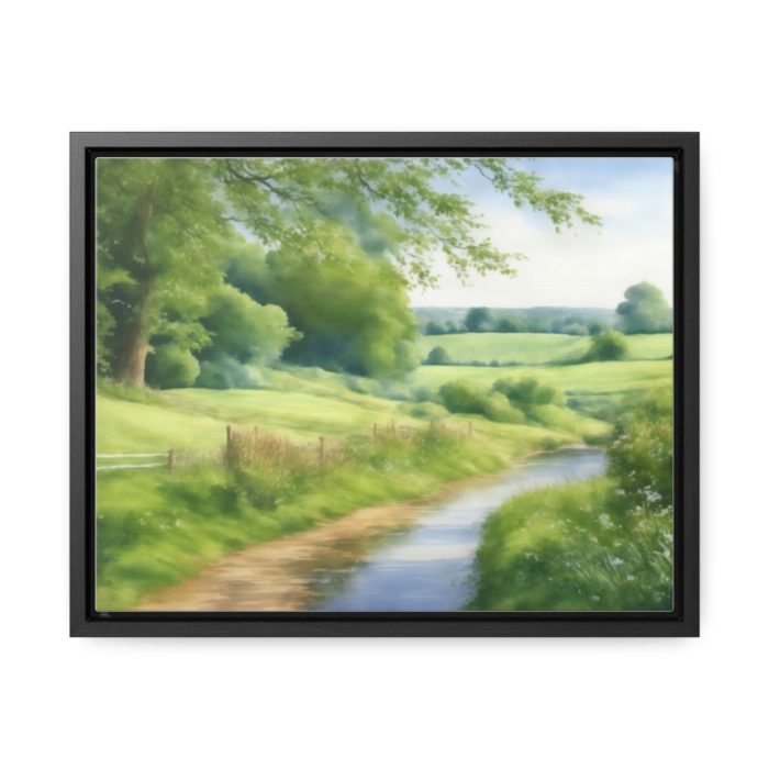 AI Canvas Art – English countryside during summer