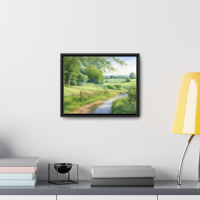 AI Canvas Art – English countryside during summer
