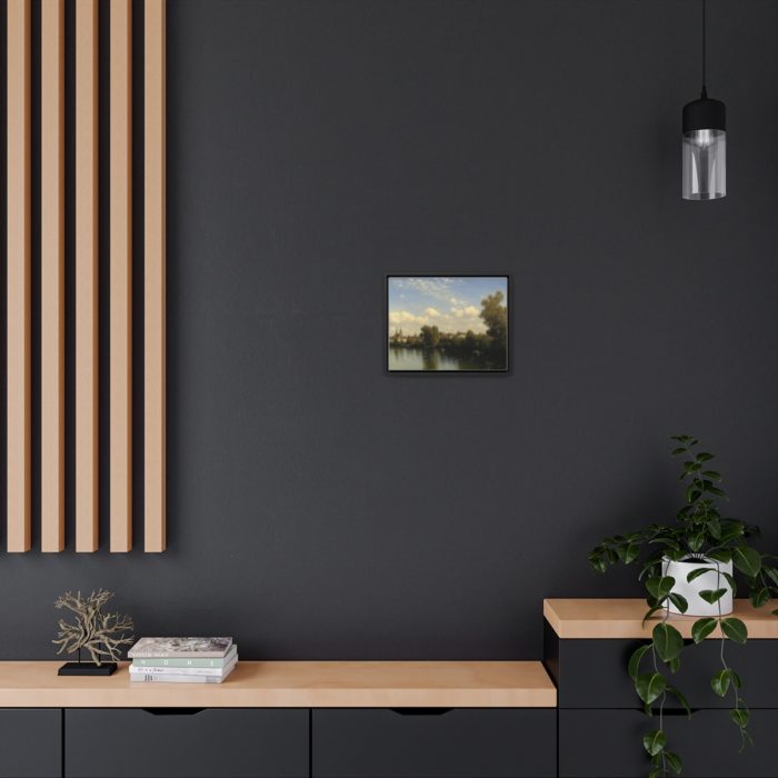 AI Canvas Art inspired by Monet's, The Seine at Argenteuil