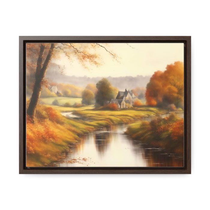 AI Canvas Art - English countryside during autumn