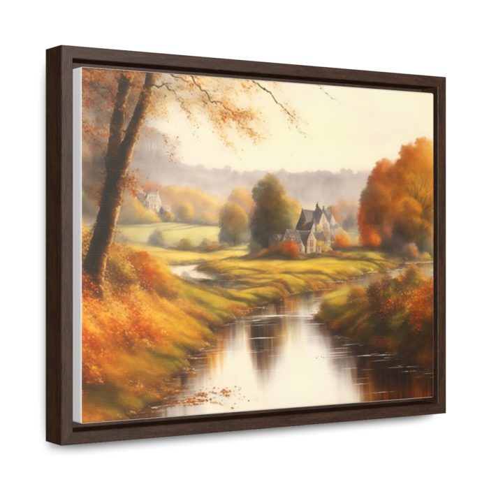 AI Canvas Art - English countryside during autumn