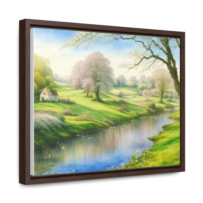 AI Canvas Art – English countryside during spring