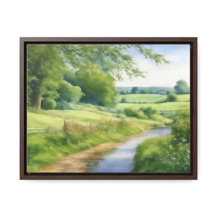 AI Canvas Art – English countryside during summer