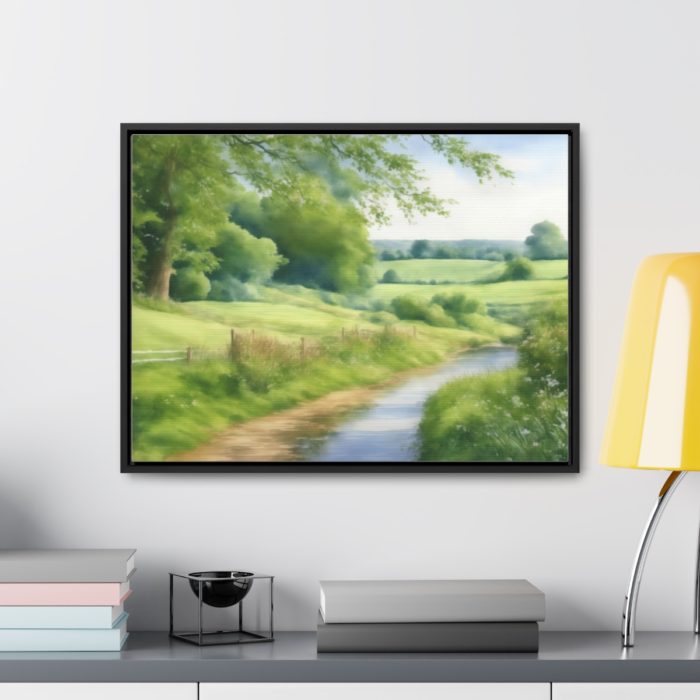 AI Canvas Art – English countryside during summer