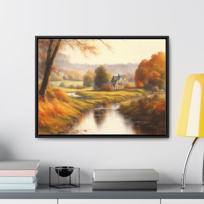AI Canvas Art - English countryside during autumn