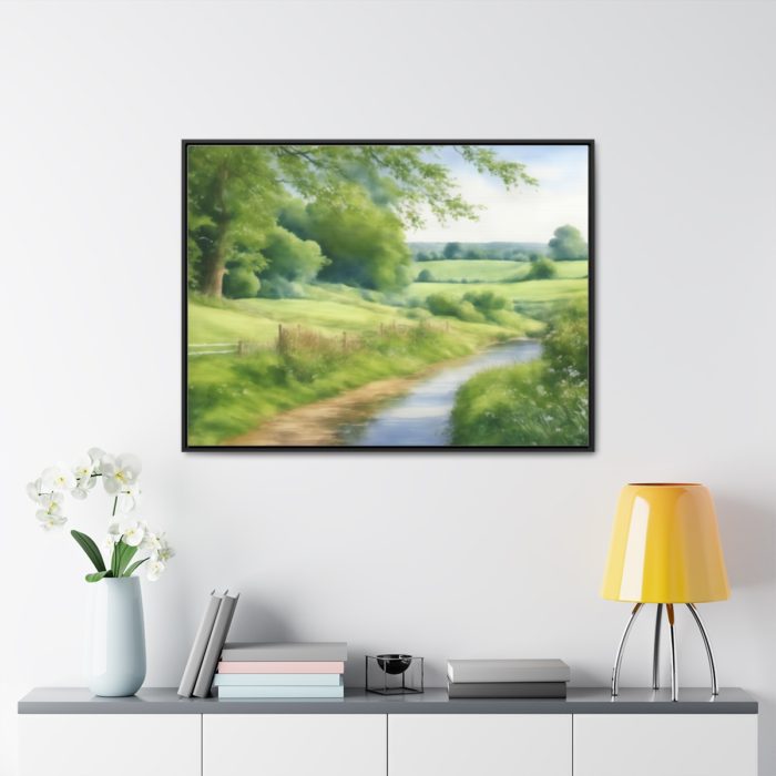 AI Canvas Art – English countryside during summer