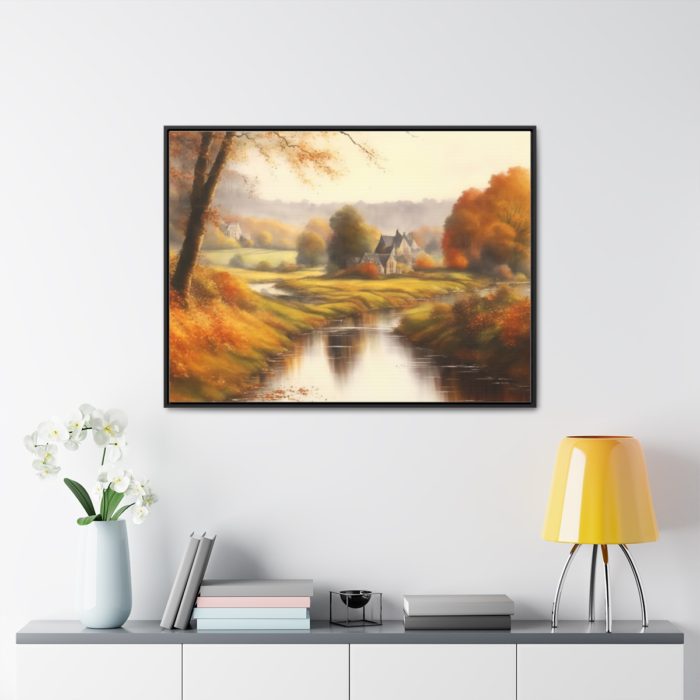AI Canvas Art - English countryside during autumn