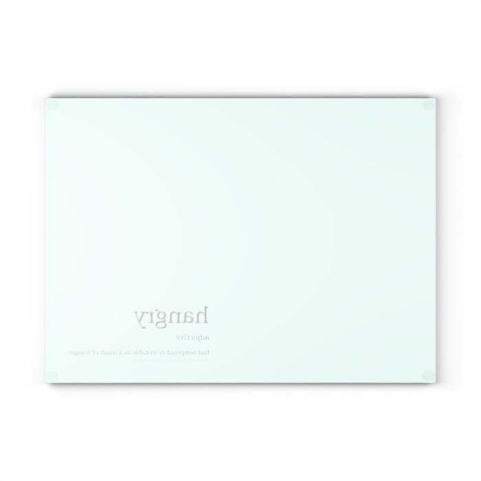 Hangry - Definitions Glass Cutting Board
