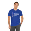 With the lights out it's less dangerous - Unisex T-Shirt