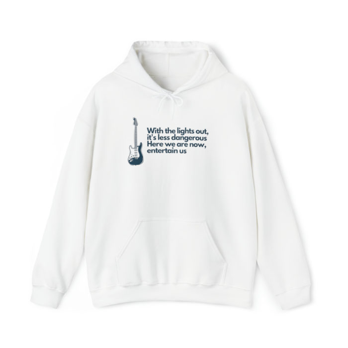 With the lights out it's less dangerous - Unisex Hooded Sweatshirt