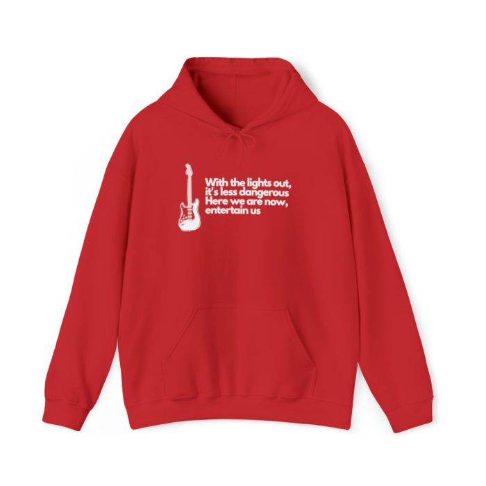 With the lights out it's less dangerous - Unisex Hooded Sweatshirt