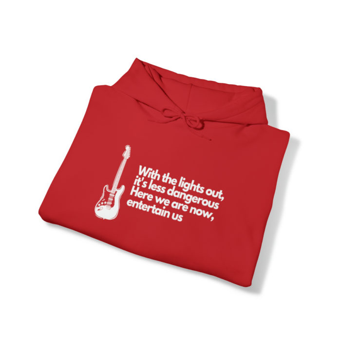 With the lights out it's less dangerous - Unisex Hooded Sweatshirt