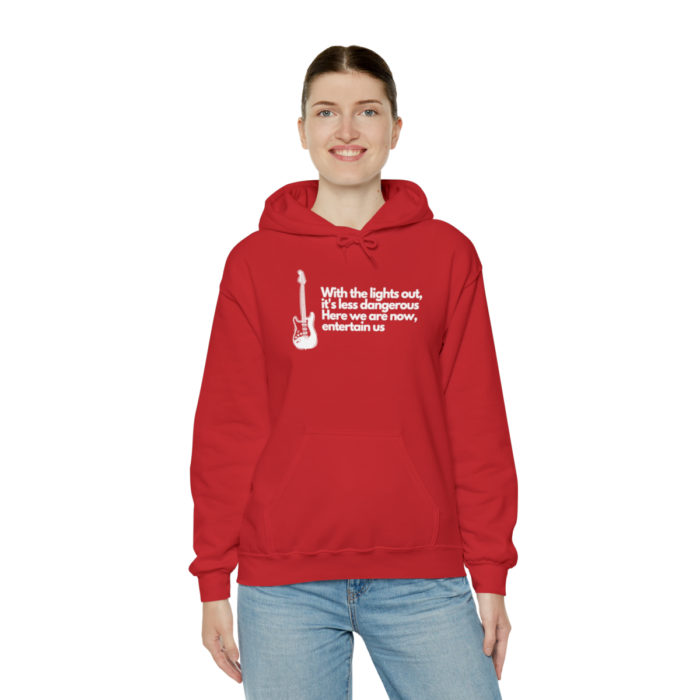 With the lights out it's less dangerous - Unisex Hooded Sweatshirt
