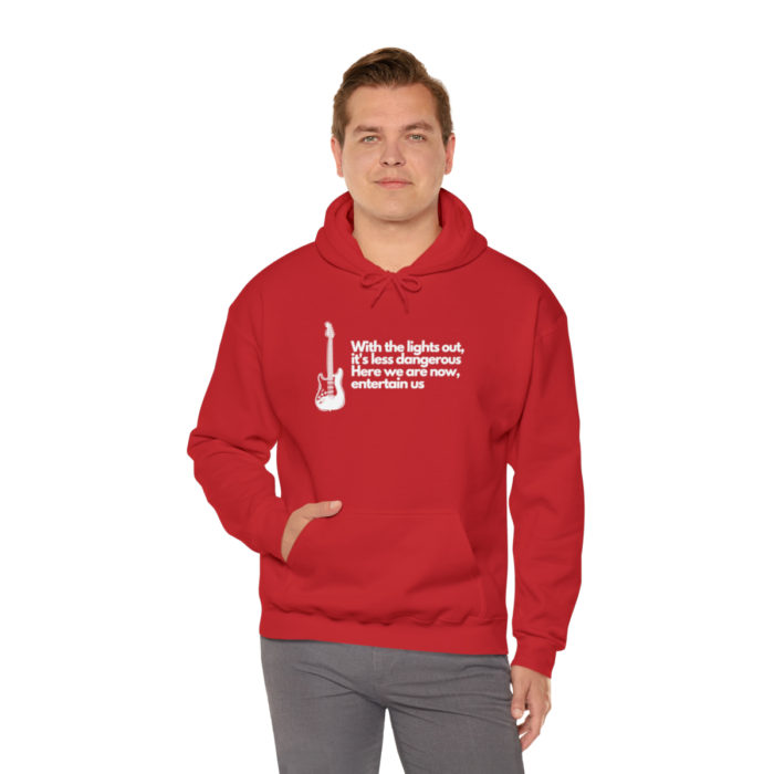 With the lights out it's less dangerous - Unisex Hooded Sweatshirt