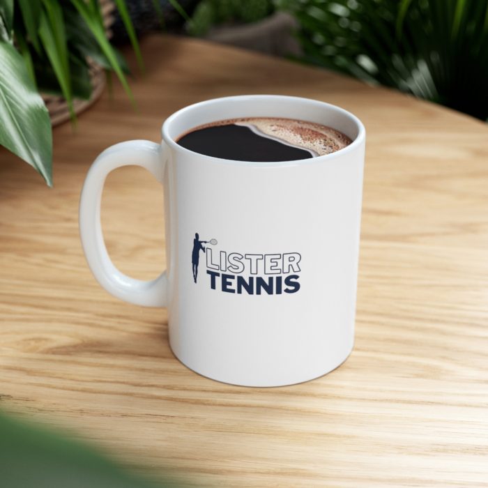 Lister Tennis - White Ceramic Mug