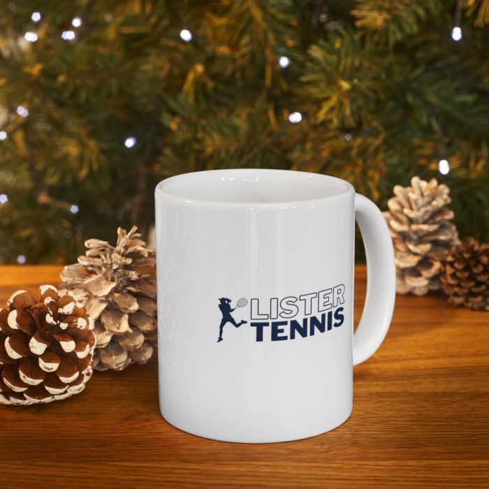 Lister Tennis - White Ceramic Mug