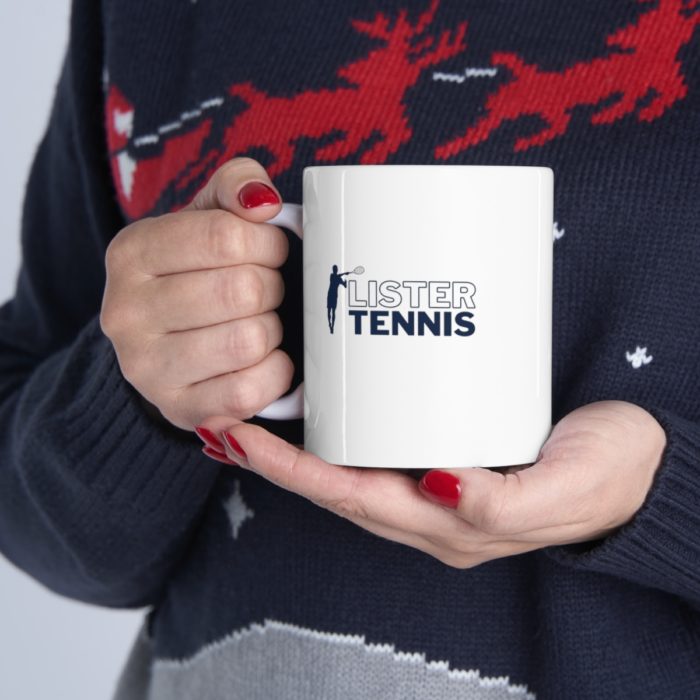 Lister Tennis - White Ceramic Mug