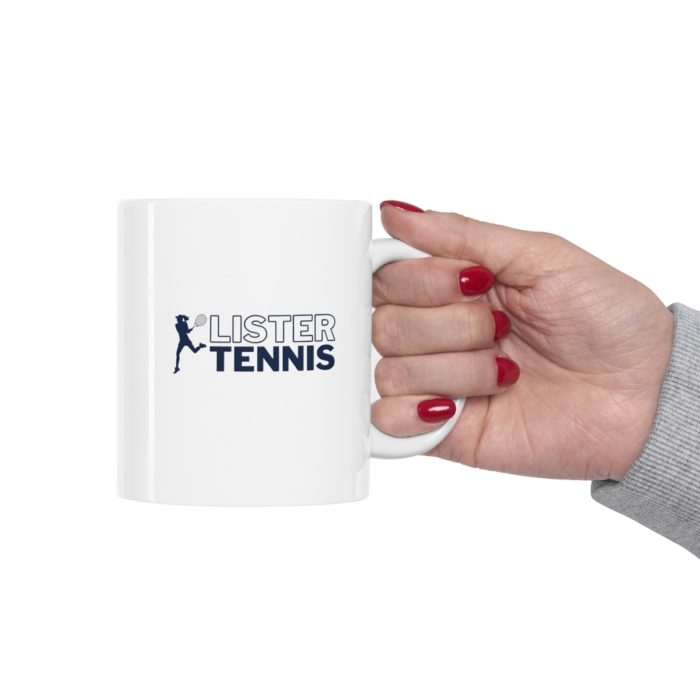 Lister Tennis - White Ceramic Mug