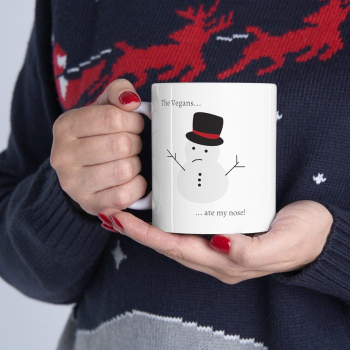 The Vegans Ate My Nose - Ceramic Mug