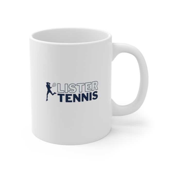 Lister Tennis - White Ceramic Mug