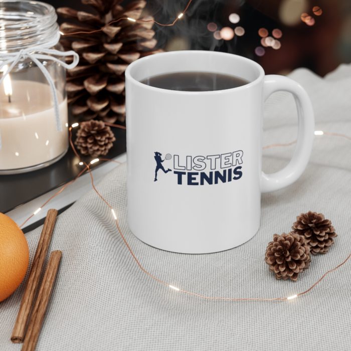 Lister Tennis - White Ceramic Mug