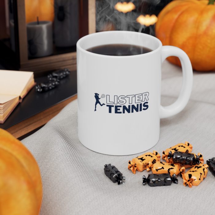 Lister Tennis - White Ceramic Mug