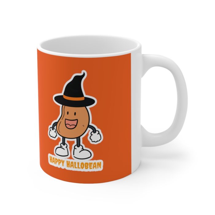 Happy Hallobean - Orange Ceramic Mug