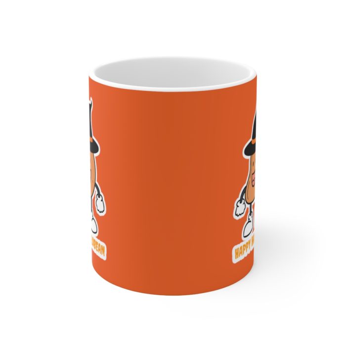 Happy Hallobean - Orange Ceramic Mug
