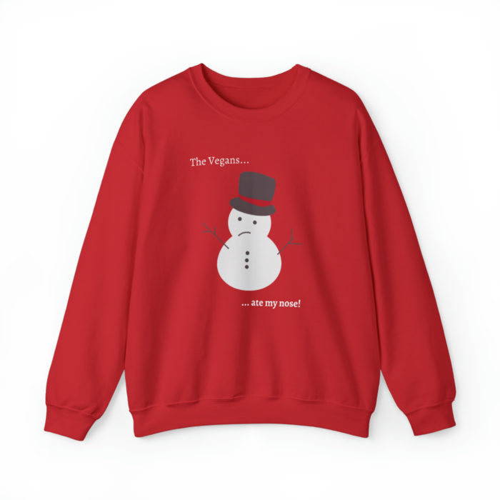 The Vegans Ate My Nose - Unisex Christmas Jumper