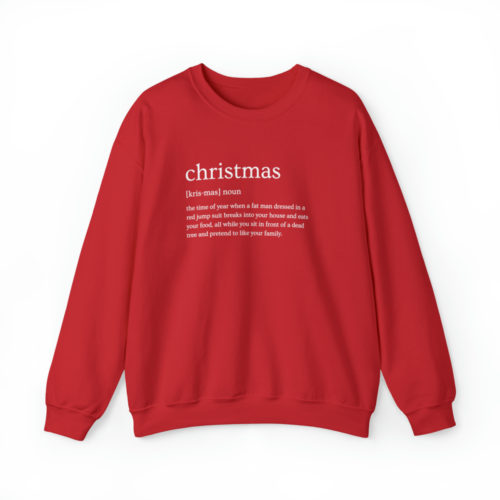 Definitions: Christmas - Unisex Christmas Jumper