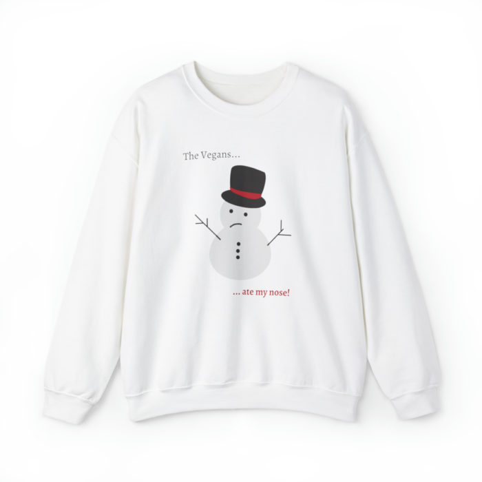 The Vegans Ate My Nose - Unisex Christmas Jumper