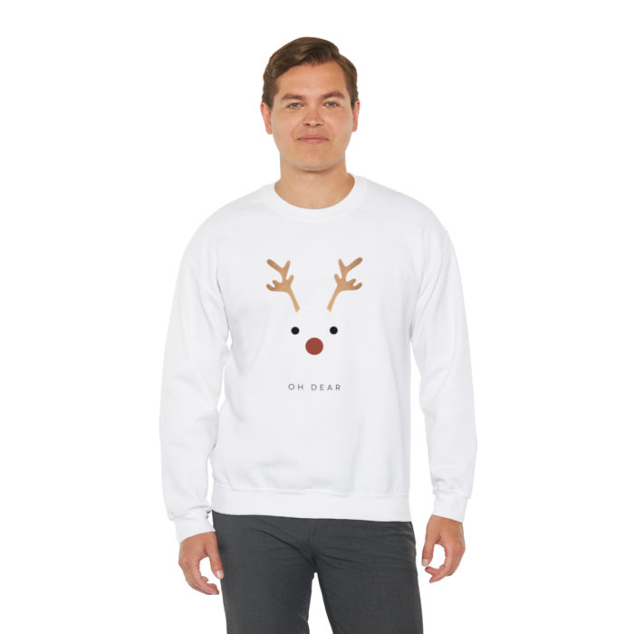 Oh Dear Christmas Jumper - Unisex Christmas Jumper