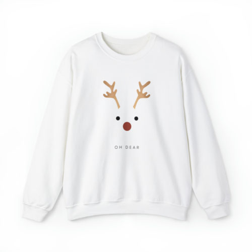 Oh Dear Christmas Jumper - Unisex Christmas Jumper