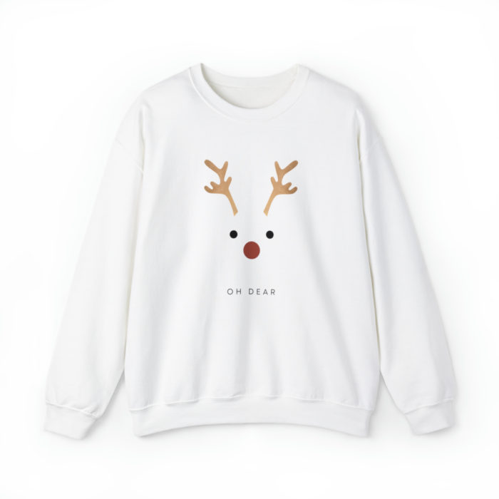 Oh Dear Christmas Jumper - Unisex Christmas Jumper