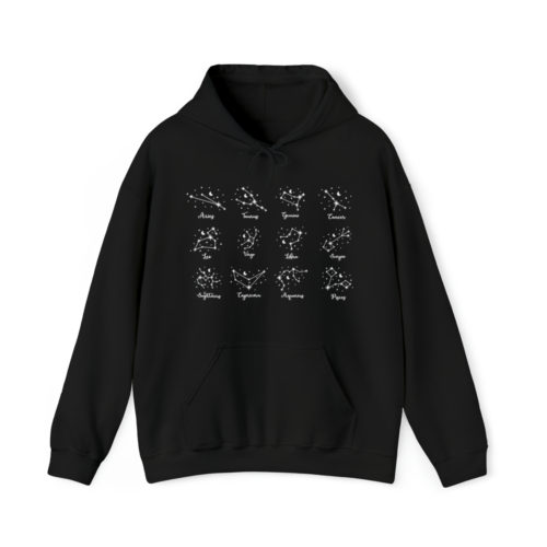 Zodiac Signs - Unisex Hooded Sweatshirt