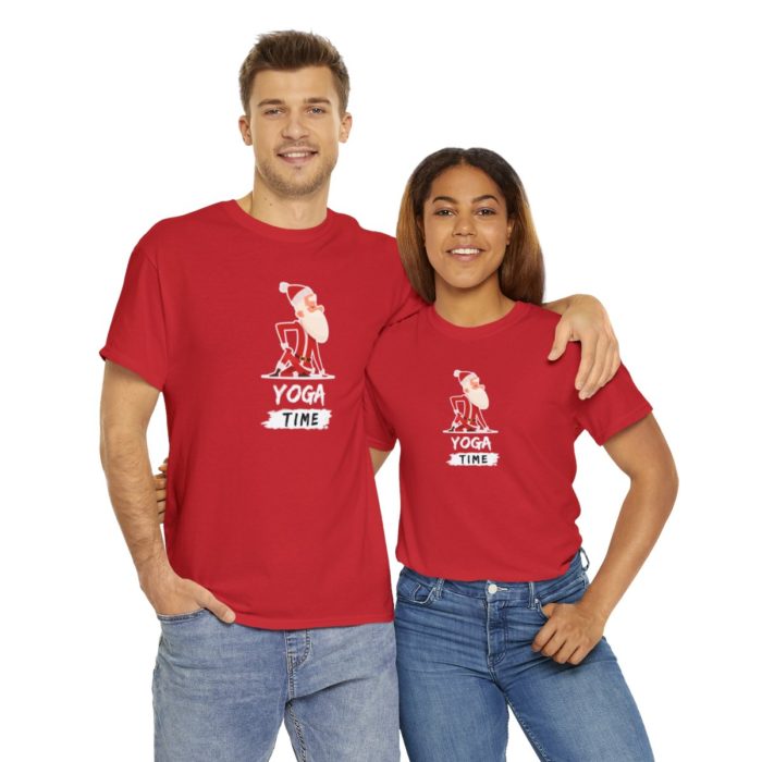 Yoga Time - Unisex Christmas T-Shirt