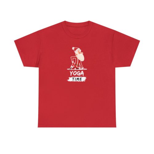 Yoga Time - Unisex Christmas T-Shirt