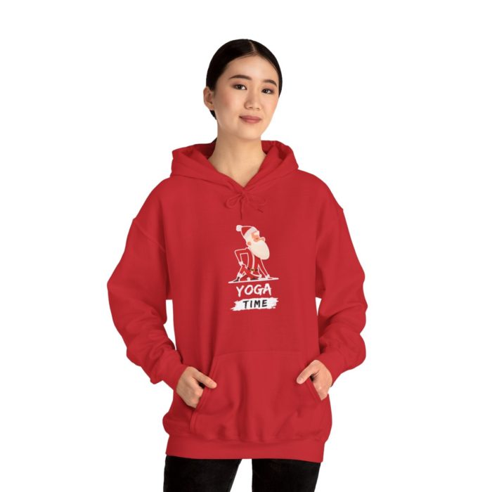 Yoga Time - Unisex Christmas Hoodie